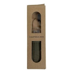 Kapten & Son Olive Green Canvas Watch Strap Unisex Replacement Band NIB